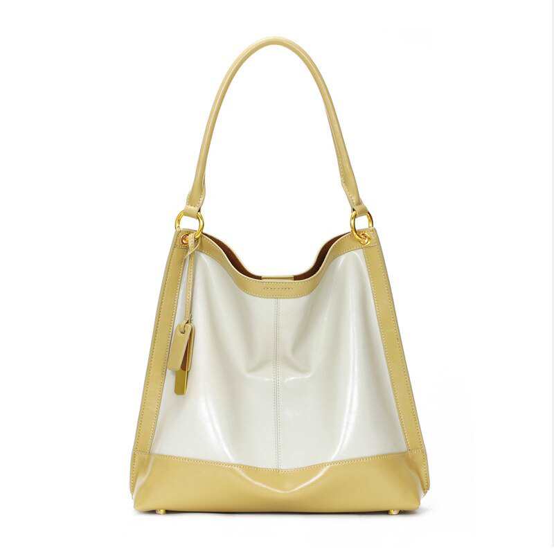 Borsa a tracolla da donna in vera pelle naturale al 100%, borsa tote grande da donna firmata, borse super manici, borse hobo da donna