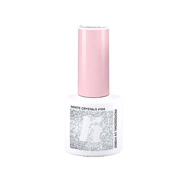 Hi Hybrid 104 valkoiset kristallit UV-geelilakka 5ml