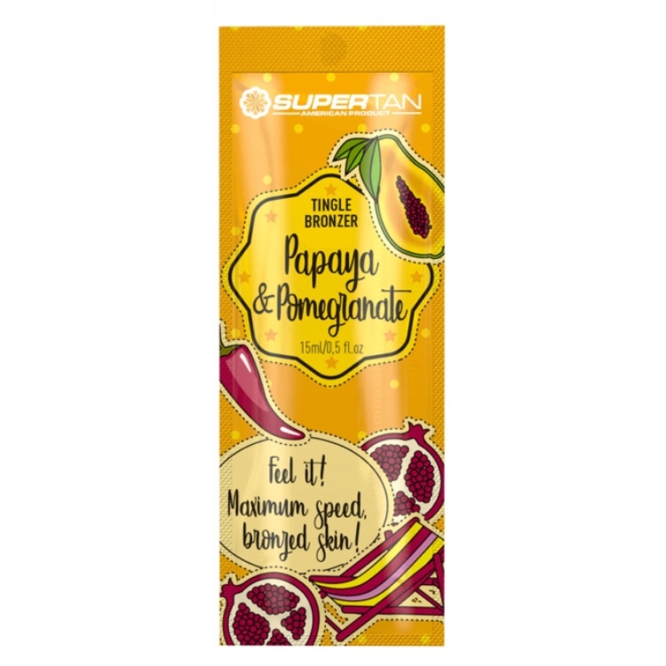Supertan Papaya & Granatæble