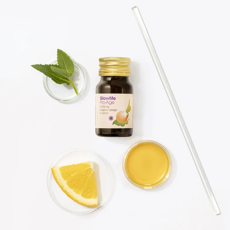 Health Labs Care GlowMe Pro-Age šķidrā kolagēna uztura bagātinātājs ar C vitamīnu