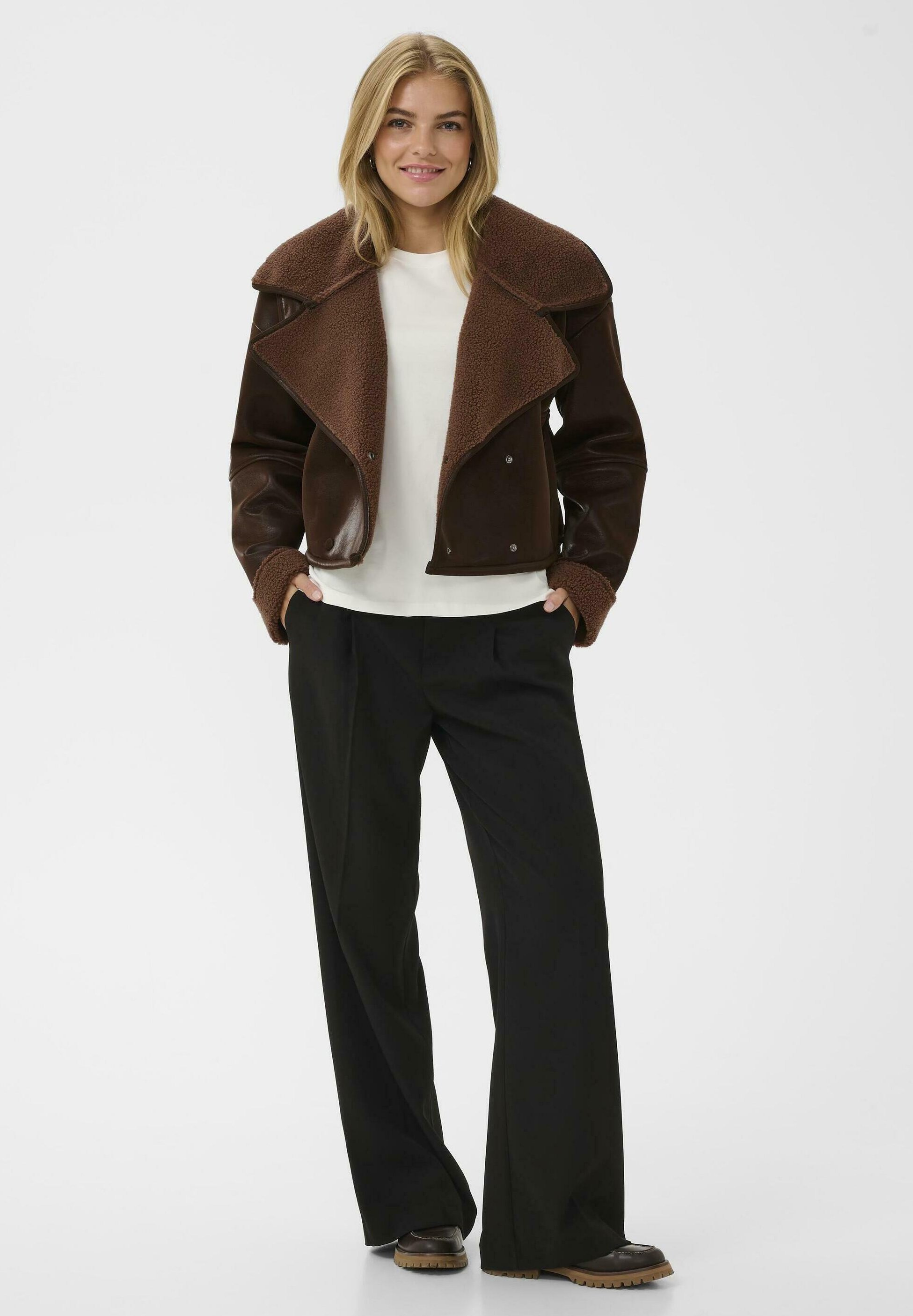 Cultuur LENNY - Blazer - koffieboon
