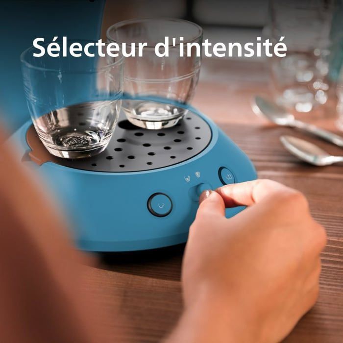 PHILIPS Senseo Original Plus Machine à café à dosettes, Sélection de l'intensité du café, Technologie Coffee Boost, 2 tasses