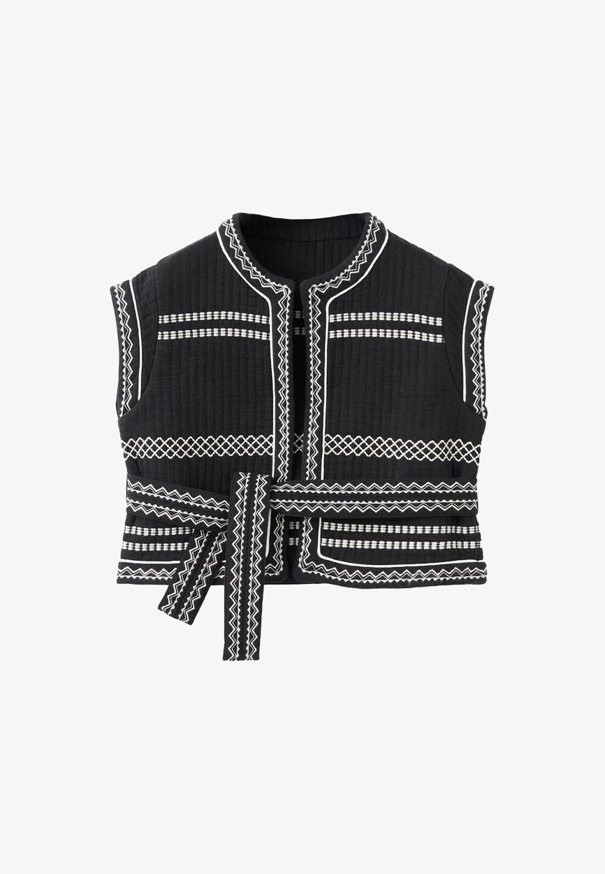 Mango Kids Vest - zwart