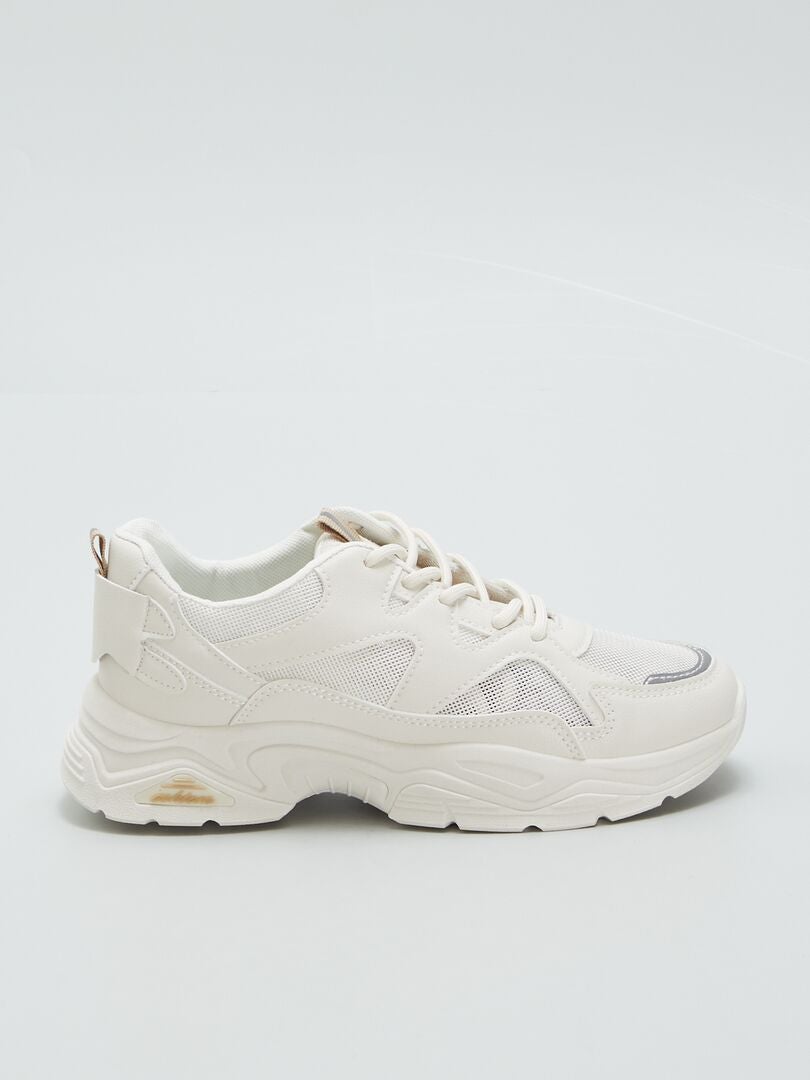 Sportieve sneakers - BEIGE