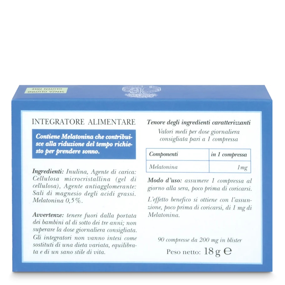 ERBAMEA Tabletten Erbamea Melatonine 1 mg Voedingssupplement voor de slaap