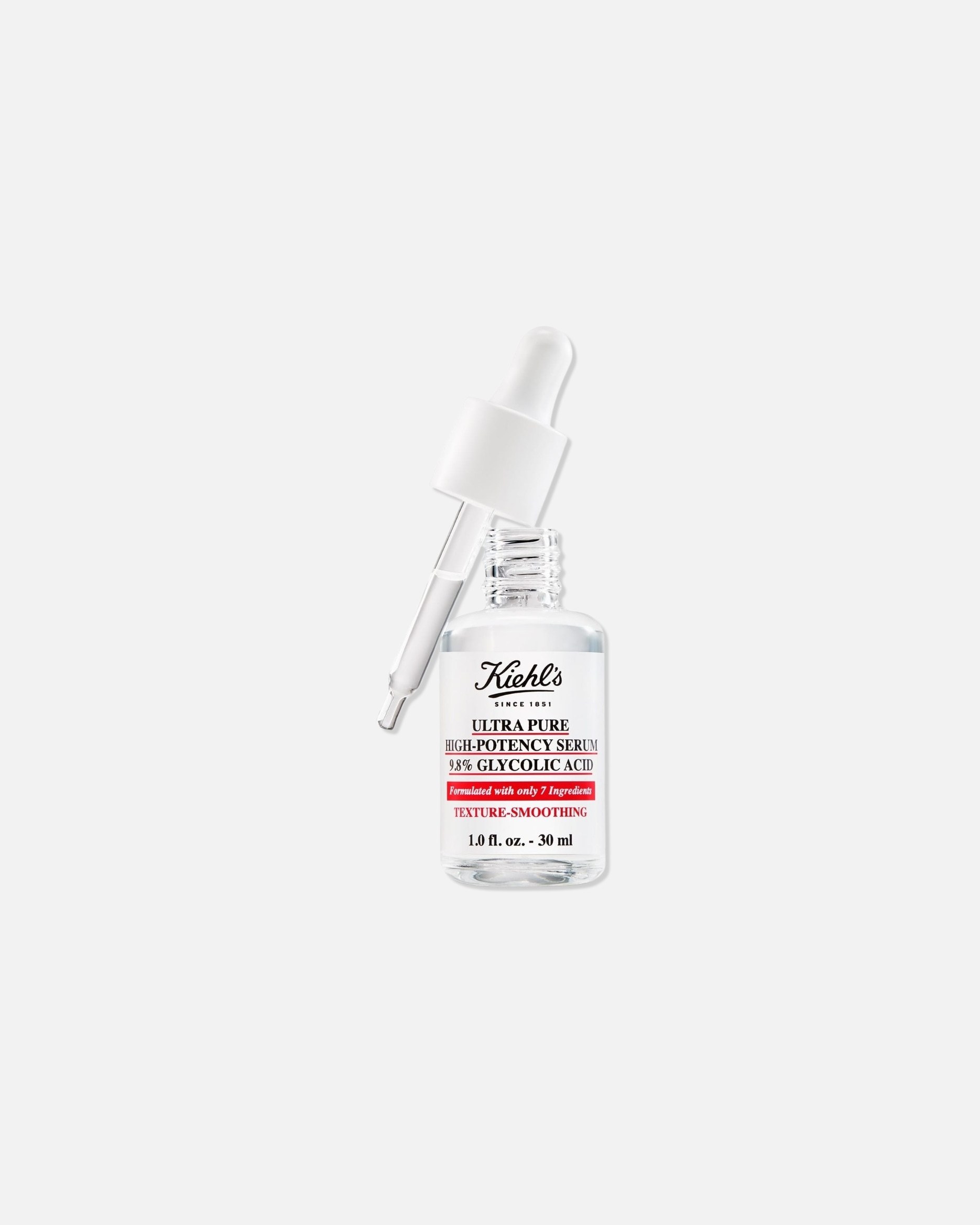 Kiehl's Glowserum Pure Serum Ultra Pure augstas iedarbības serums 9,8% Glykolsäure - 30 ml