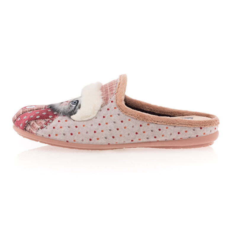 Pantuflas rosas para mujer