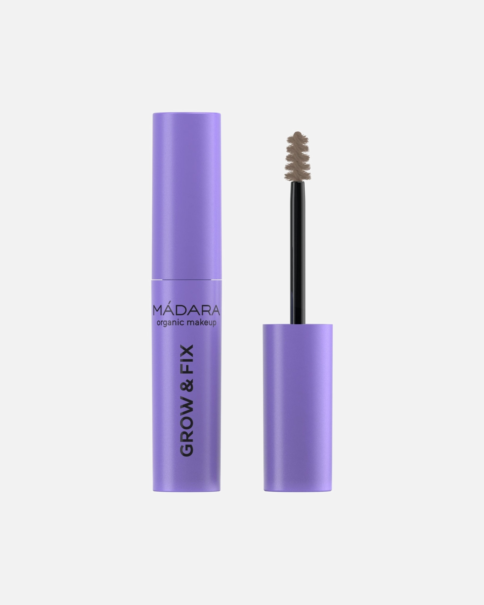 MÁDARA Gel za obrve Wax & Fix, tonirani gel za obrve, br. 4 tamnosmeđa - 4,25 ml