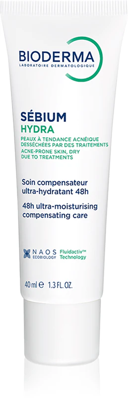 Bioderma Sébium Hydra hydratační krém pro suchou a podrážděnou pleť v důsledku akné