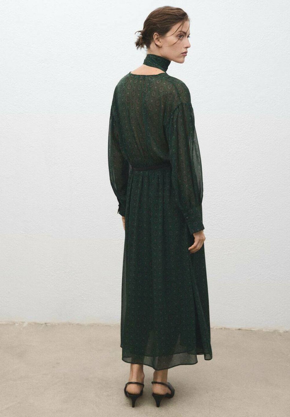 Mango maxi-jurk - groen