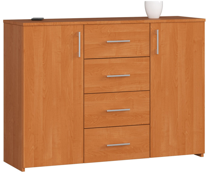 Komoda AKORD K45 Olcha 110 cm kolor Olcha mat 110x35x80 cm