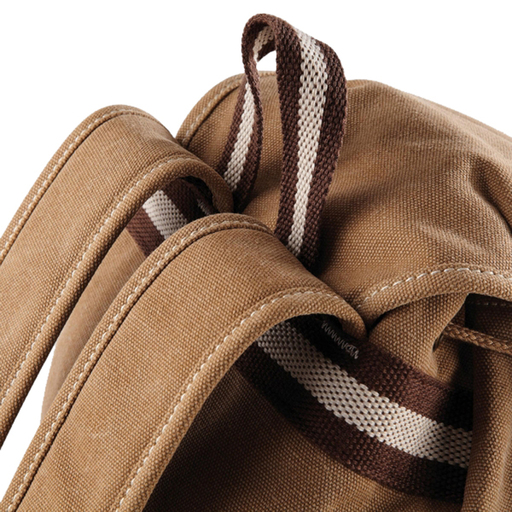 Vintage-Rucksack aus Canvas (18 Liter) (2er-Pack) Quadra