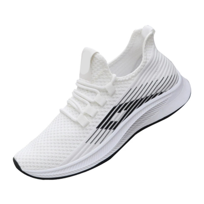 Zapatillas casuales de gran venta para hombres y mujeres, zapatillas deportivas para correr, calzado plano con cordones y resistente a los golpes.