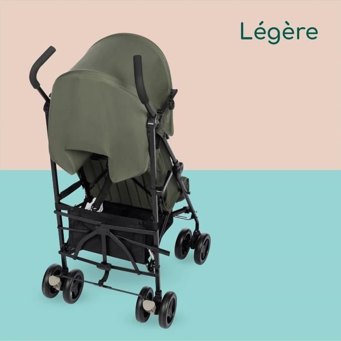 BEBECONFORT RAINBOW Stroller, 2nd stage, lightweight, easy folding, multi-position, 6 months to 4 years, up to 22 kg, Mineral Green