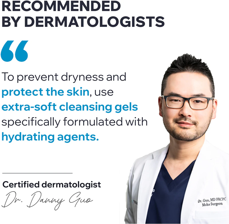 Uriage Hygiène Gel Dermatológico Extra-Rico, gel de limpeza para rosto e corpo.
