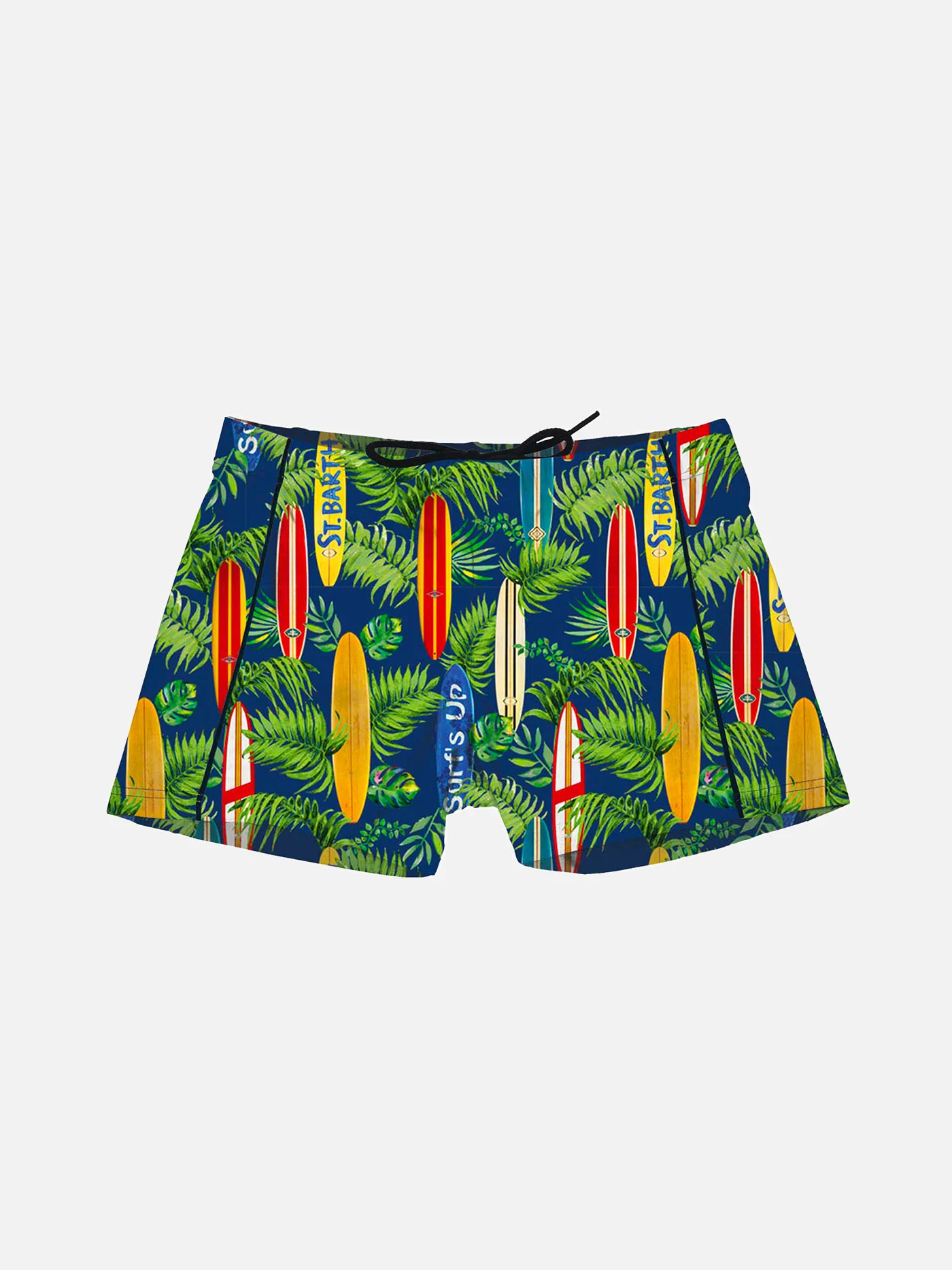 Zwempak voor jongens met surfplankprint