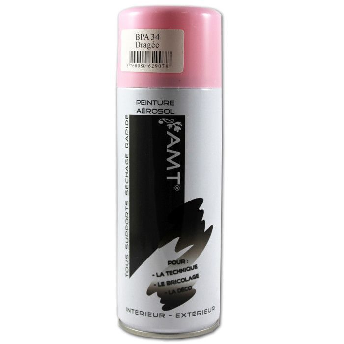 Tinta Spray AMT - Dragée - 400 ml - Tinta Acrílica - Todas as Superfícies