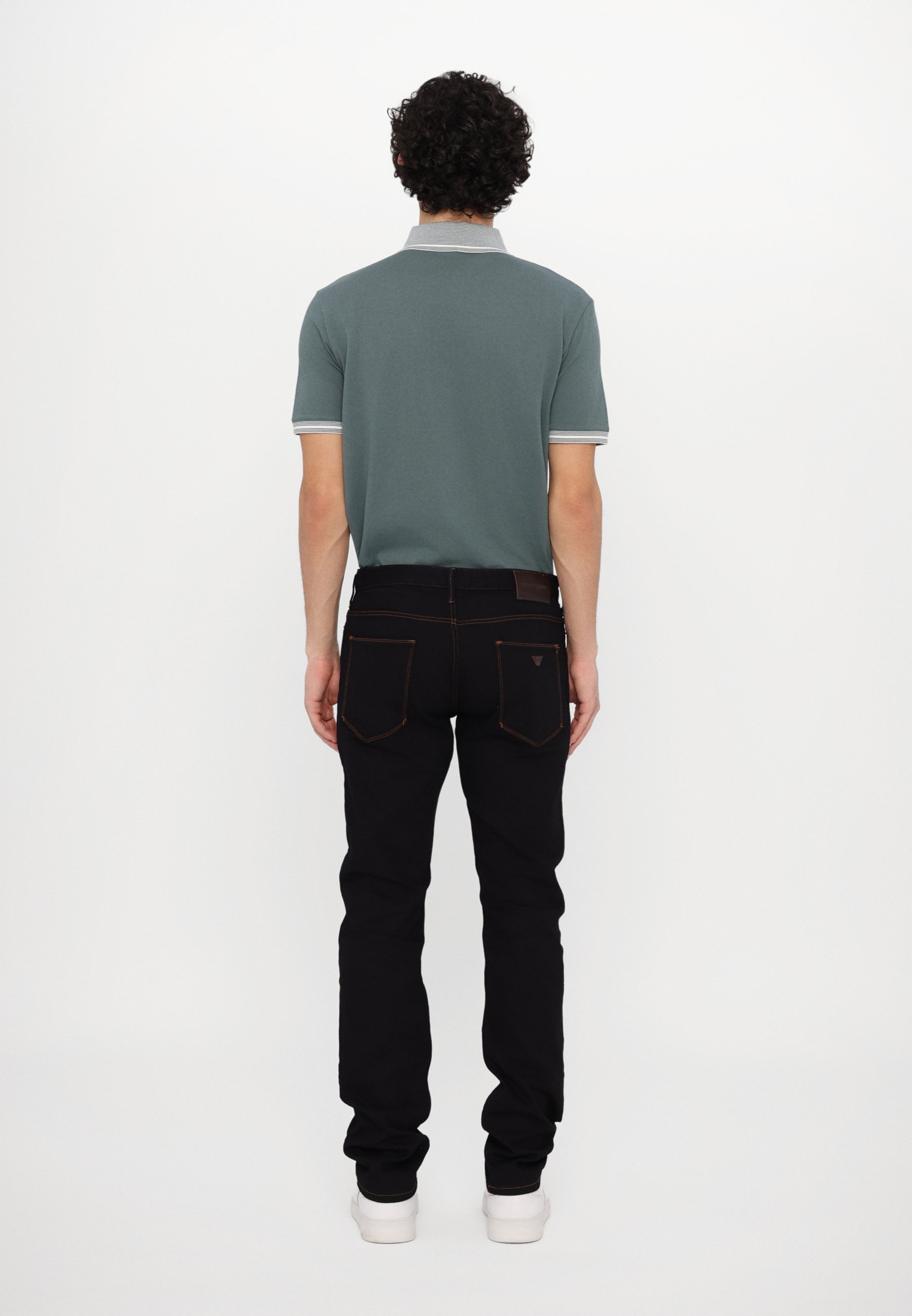 Emporio Armani broek met zakken - Slim fit jeans - blauwe denim