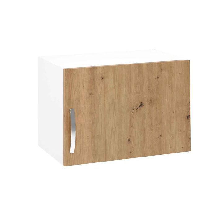 Pensile da cucina con 1 anta, finitura rovere Albar - Altezza 40 x Lunghezza 60 x Profondità 35 cm