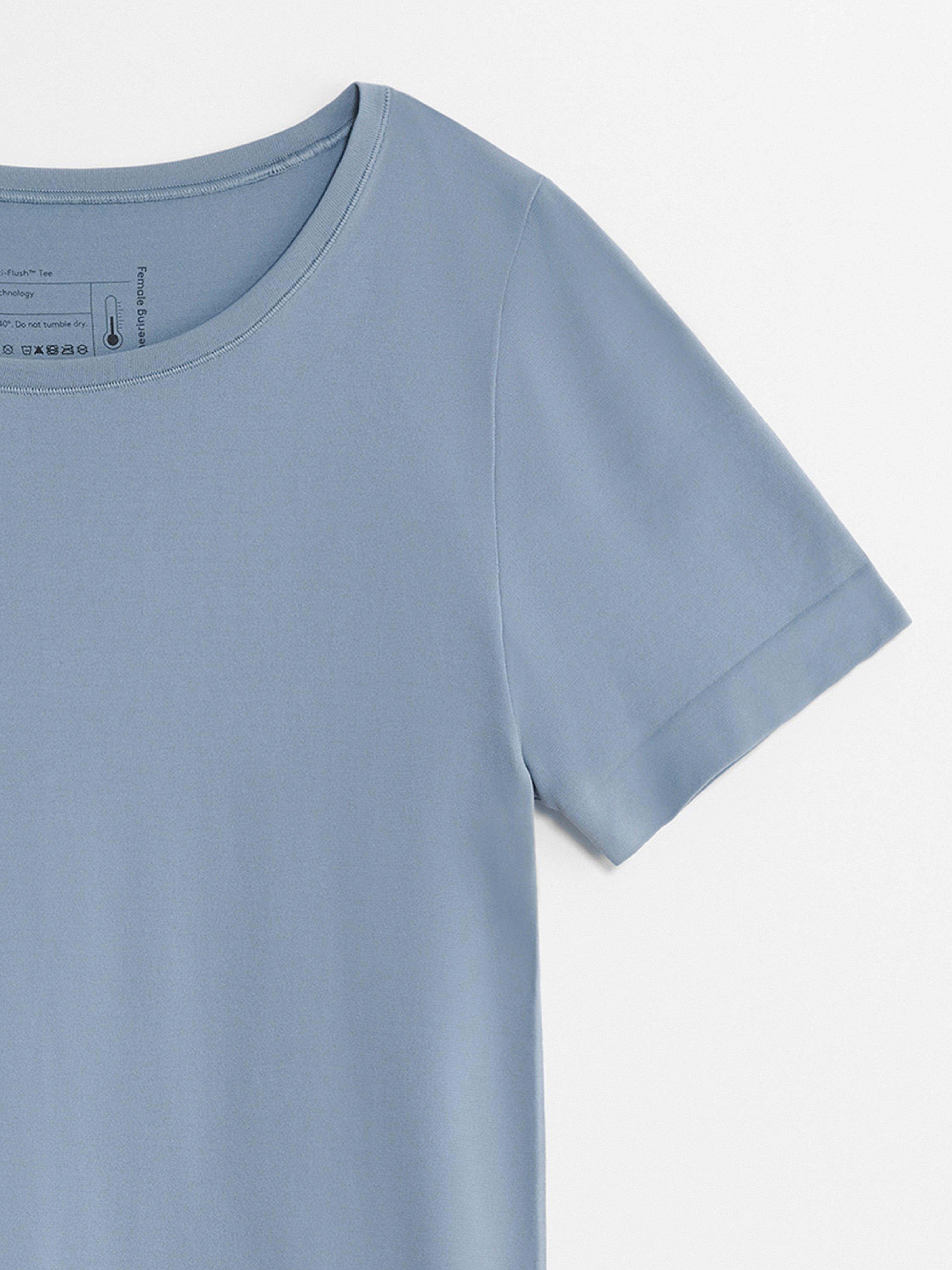 Ropa para la menopausia - Camiseta - Ingeniería femenina, azul oscuro empolvado