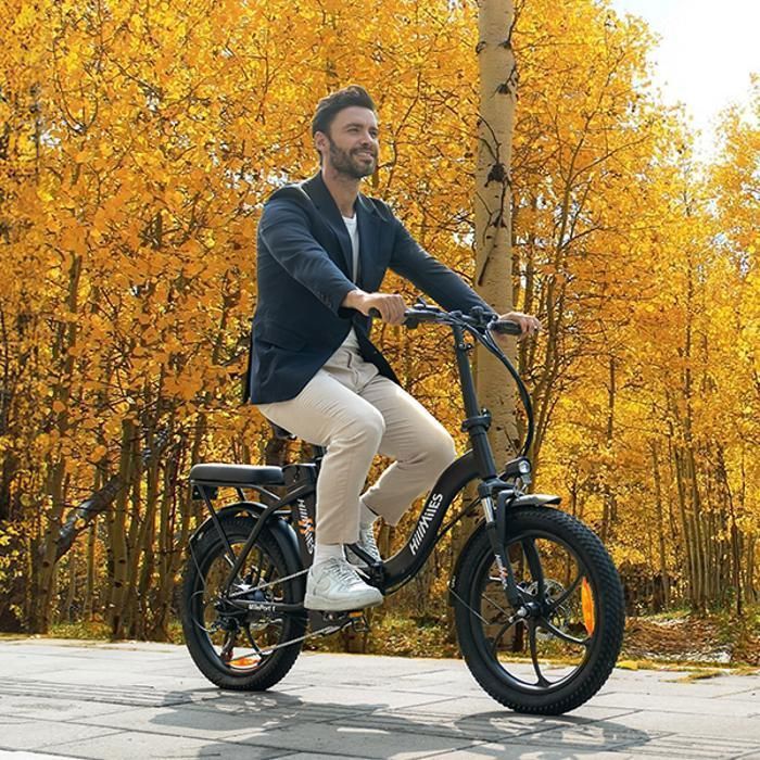 Vélo électrique pliable - HILLMILES - MilePort 1 - Autonomie 60km - Moteur 250W - Batterie 36V 13Ah,Vert