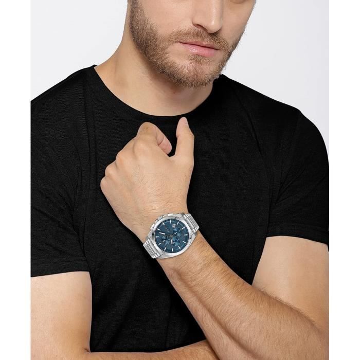 Hugo Boss - Orologio da uomo - Cronografo al quarzo - Bracciale in acciaio inossidabile argentato - 1513884