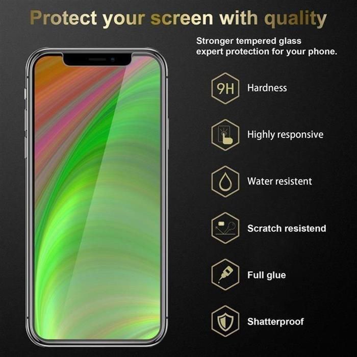 Protector de pantalla de vidrio templado antiarañazos para iPhone 11