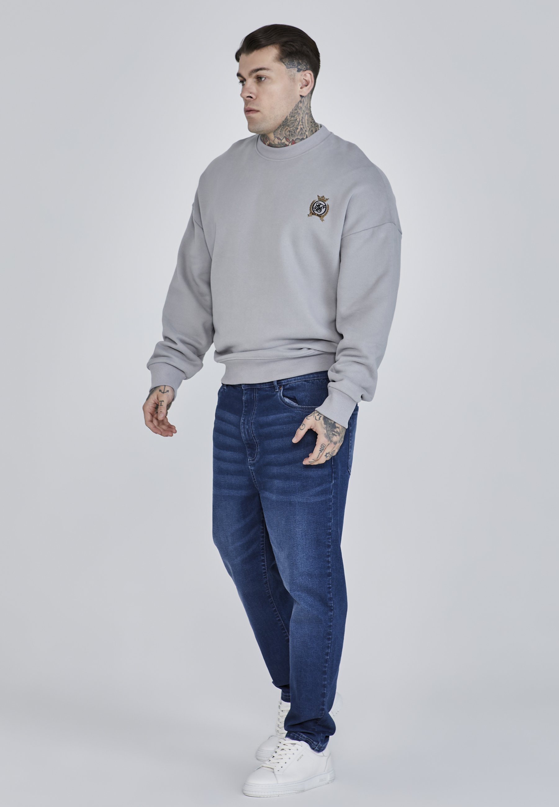 Pull SIKSILK - gris