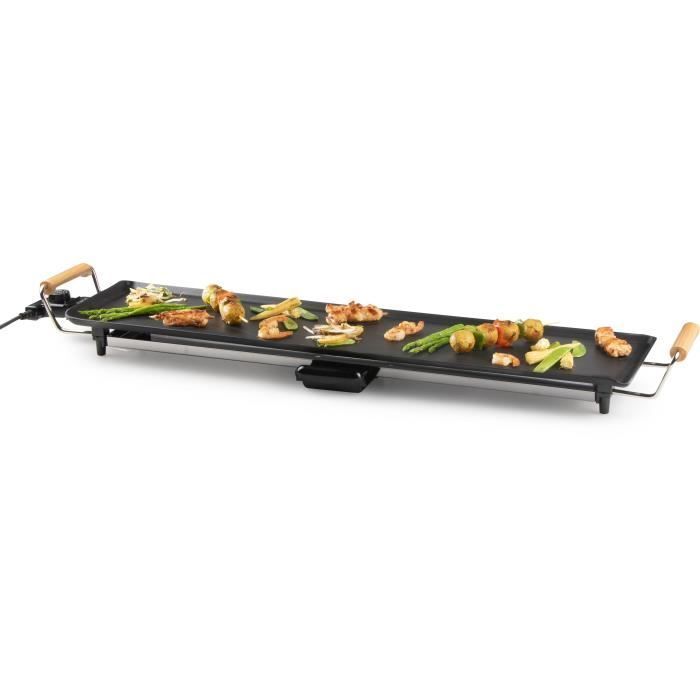 Plancha XXL - DOMO - DO8313TP - 1800 W - 90 x 22 cm - Noir