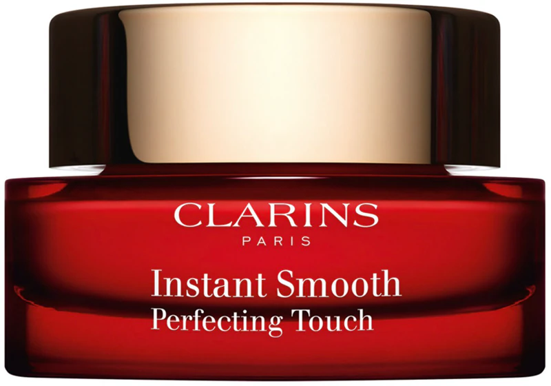 Base de maquiagem Clarins Instant Smooth Perfecting Touch para suavizar a pele e minimizar os poros.