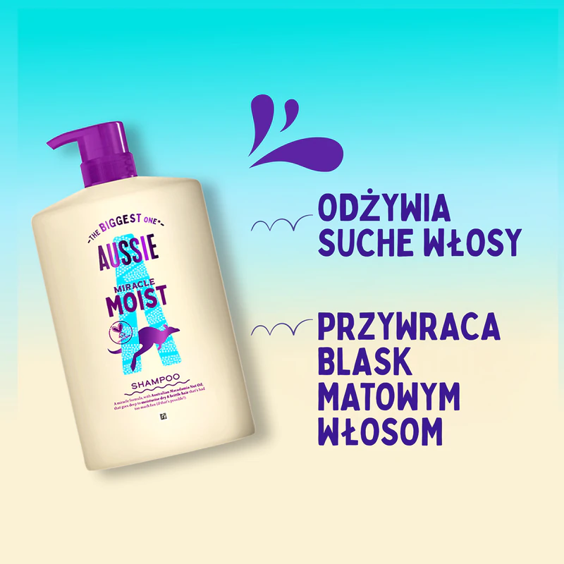 Conjunto Hidratante e de Brilho Aussie Miracle Moist