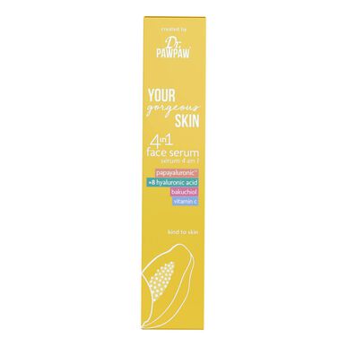 Dr. PawPaw Your Gorgeous Skin 4v1 pleťové sérum, hydratační a zklidňující, vitamín C, 30 ml