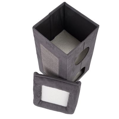 Soft'n Scratchy Collapsible Cat Tower