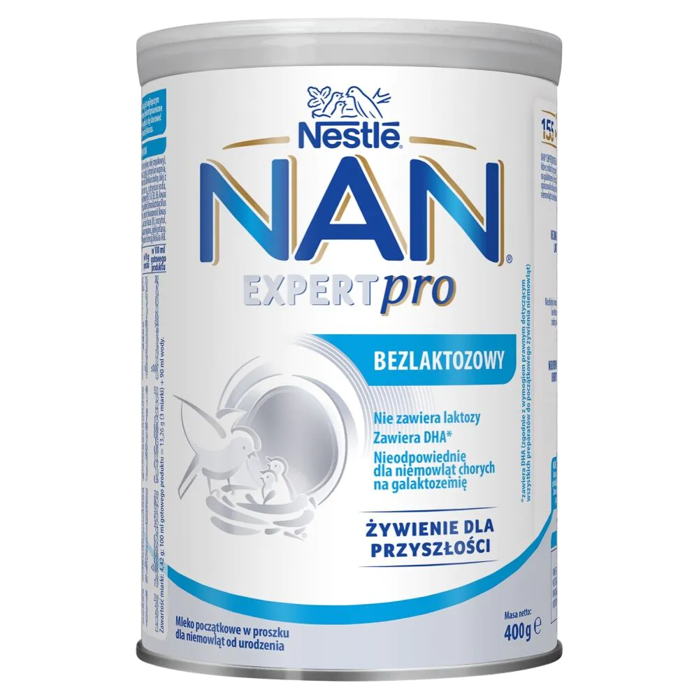 Nestle Nan Expert Bezlaktozowy Mleko Początkowe