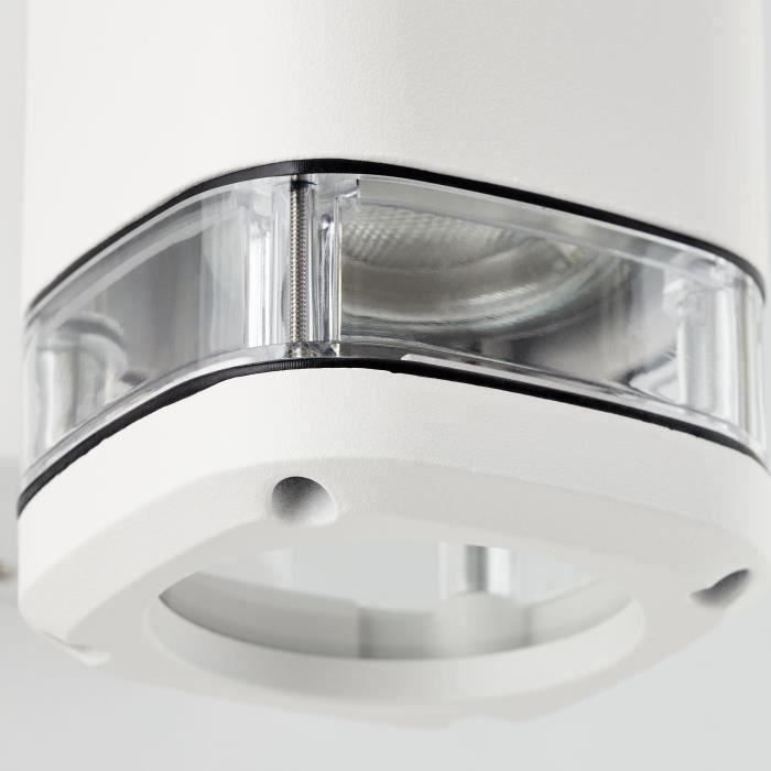 Aplique de pared exterior - BRILLIANT - JANDY - Blanco - Metal/cristal - GU10 máx. 2x18W - IP44