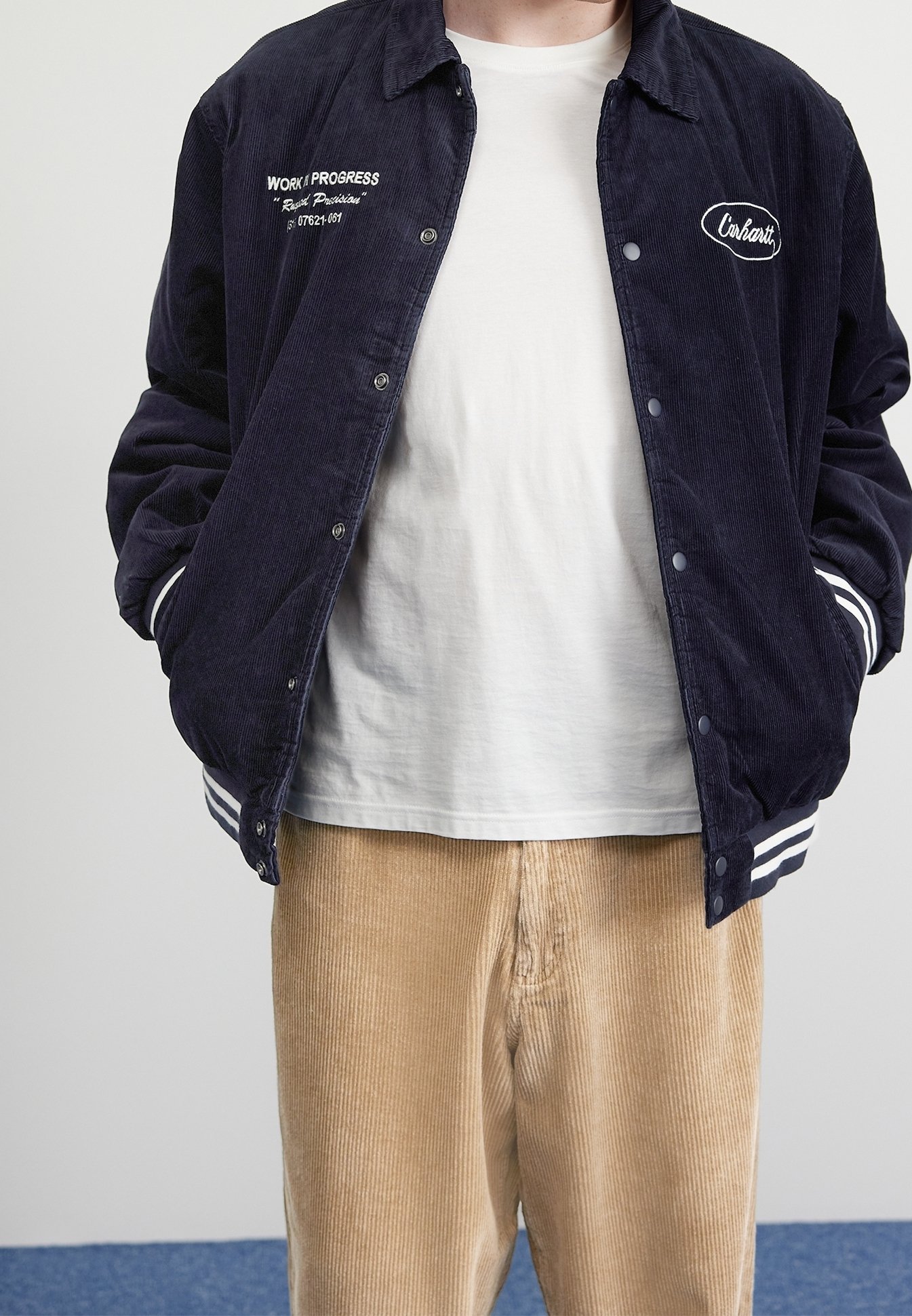 Carhartt WIP Bomberjakke - mørkeblå