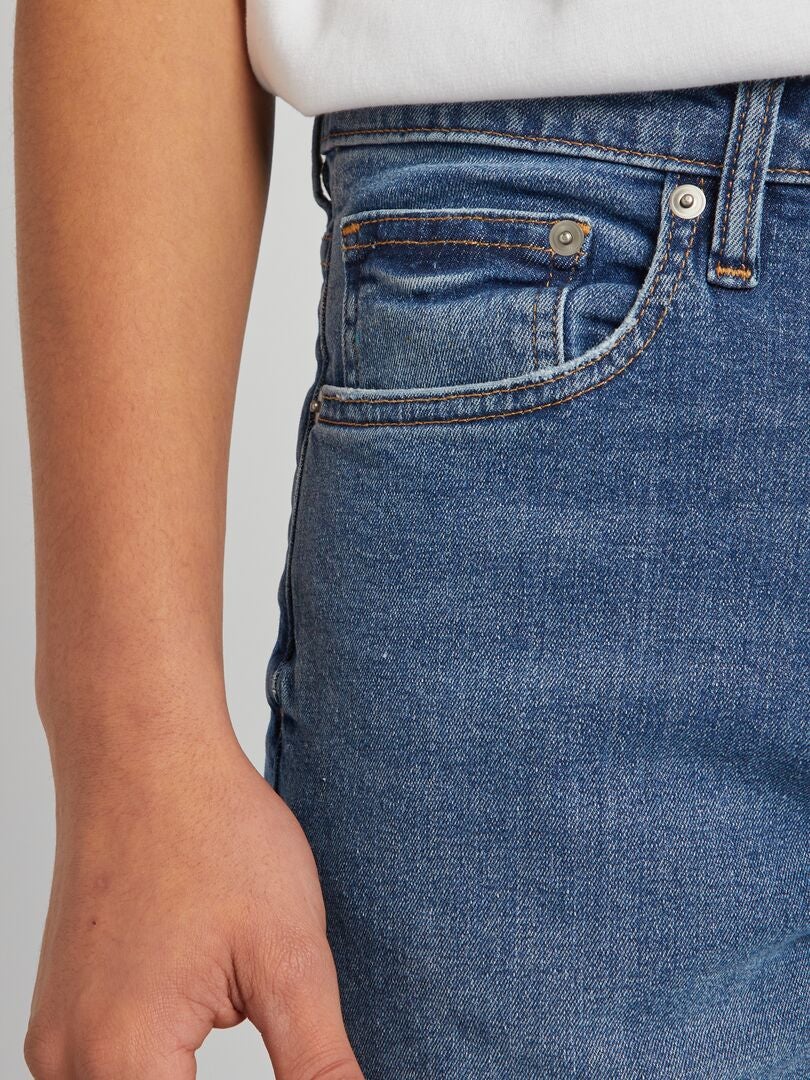 Pantalones vaqueros rectos - AZUL