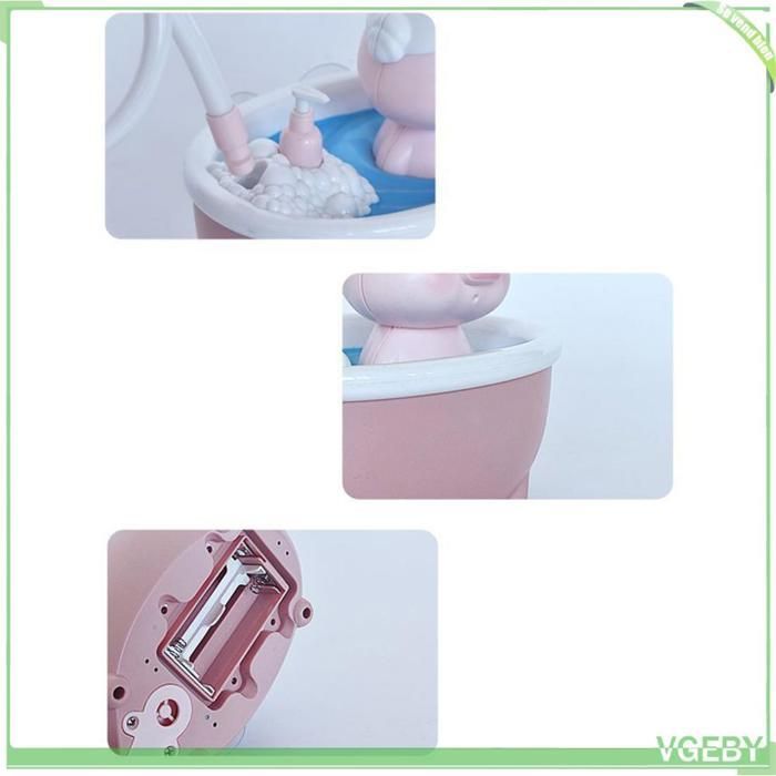 Jouet de bain - FAFEICY - Cochon - Arrosage doux - Tuyau flexible - Rose