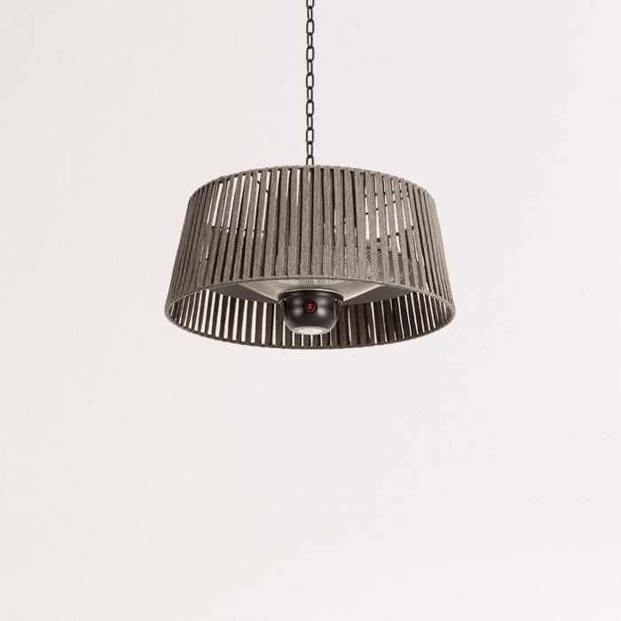 Chauffage suspendu - Create - 1800W - Infrarouge - LED - Télécommande