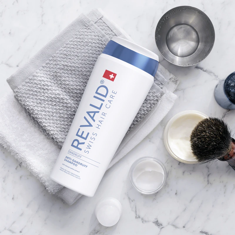 Revalid Shampoo Anticaspa, shampoo calmante para couro cabeludo sensível.