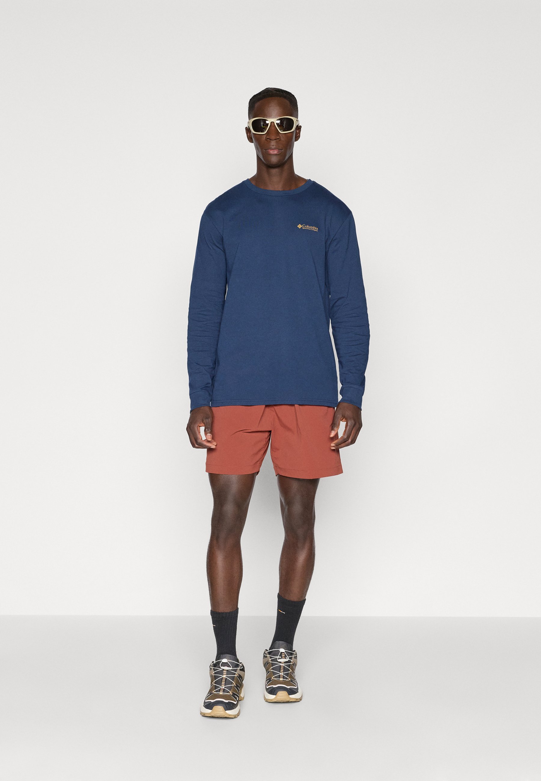 Columbia EXPLORERS CANYON™ LONG SLEEVE - Top met lange mouwen - marineblauw