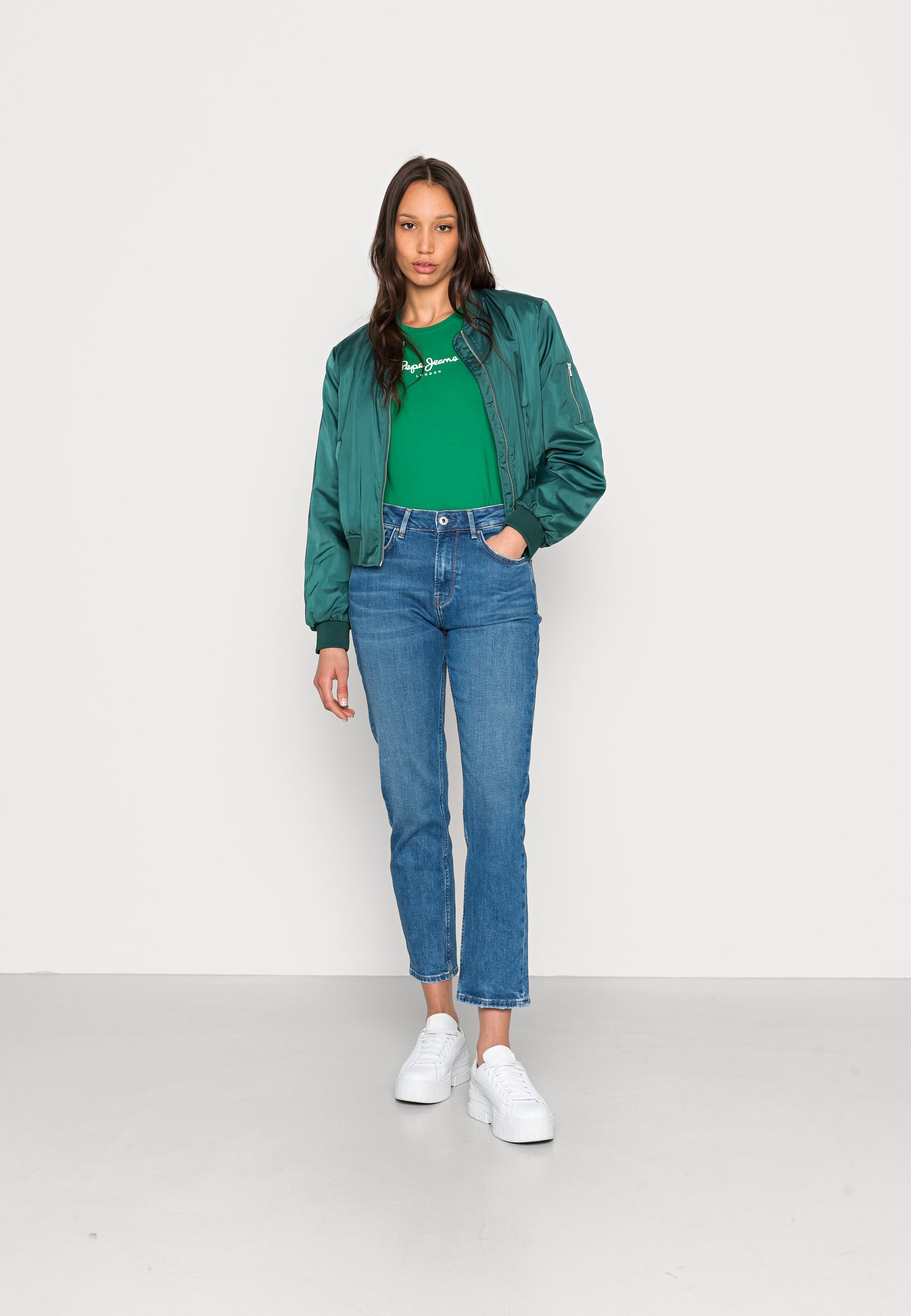 Pepe Jeans NEW VIRGINIA SS - T-shirt met print - sherwood