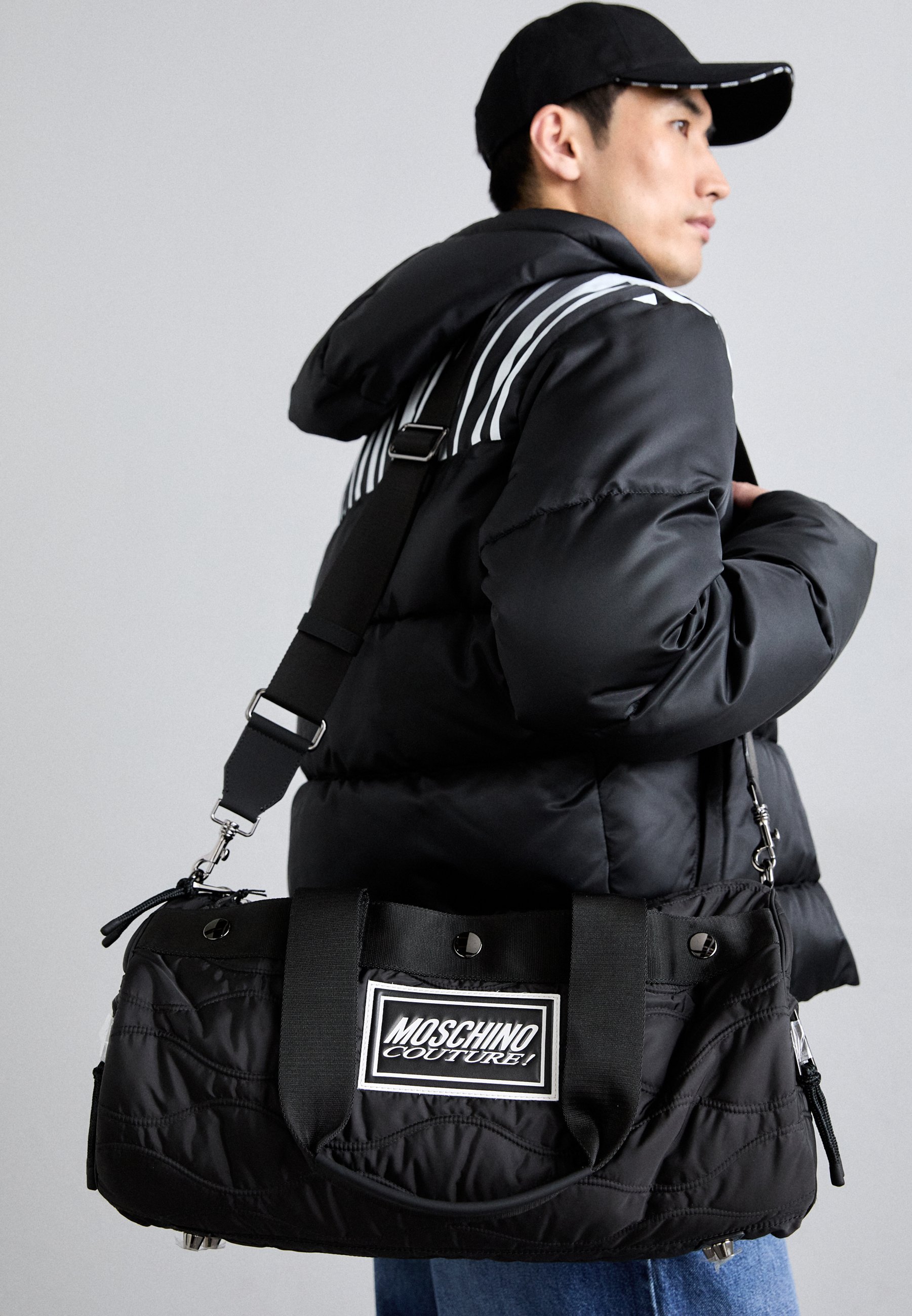 MOSCHINO BORSA TRACOLLA UNISEX - Handbag - nero