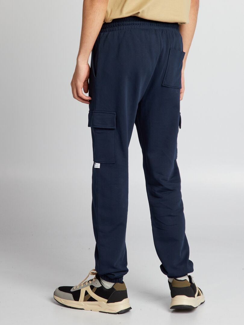 Joggingbroek met meerdere zakken - blauw
