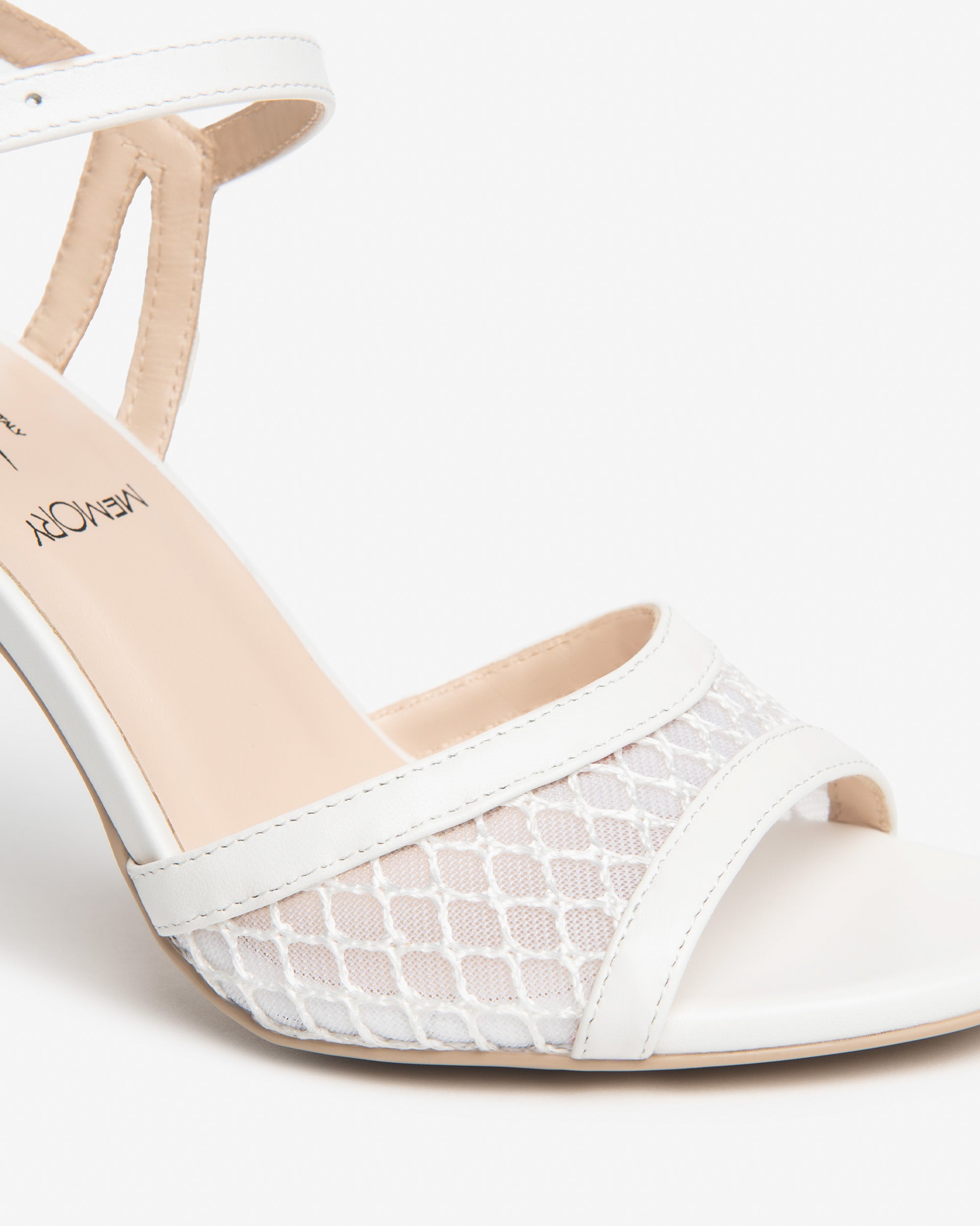  Damen-Sandalen aus Leder und Canvas