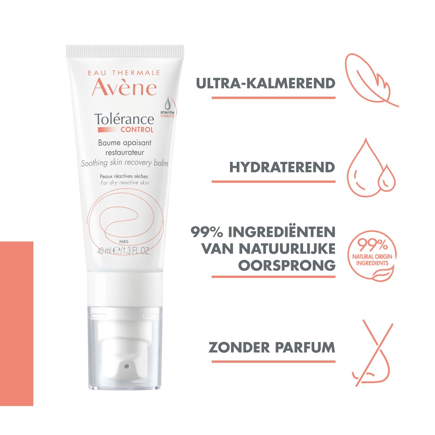 Avène krema za lice Tolerance Control umirujući balzam za regeneraciju kože - 40 ml