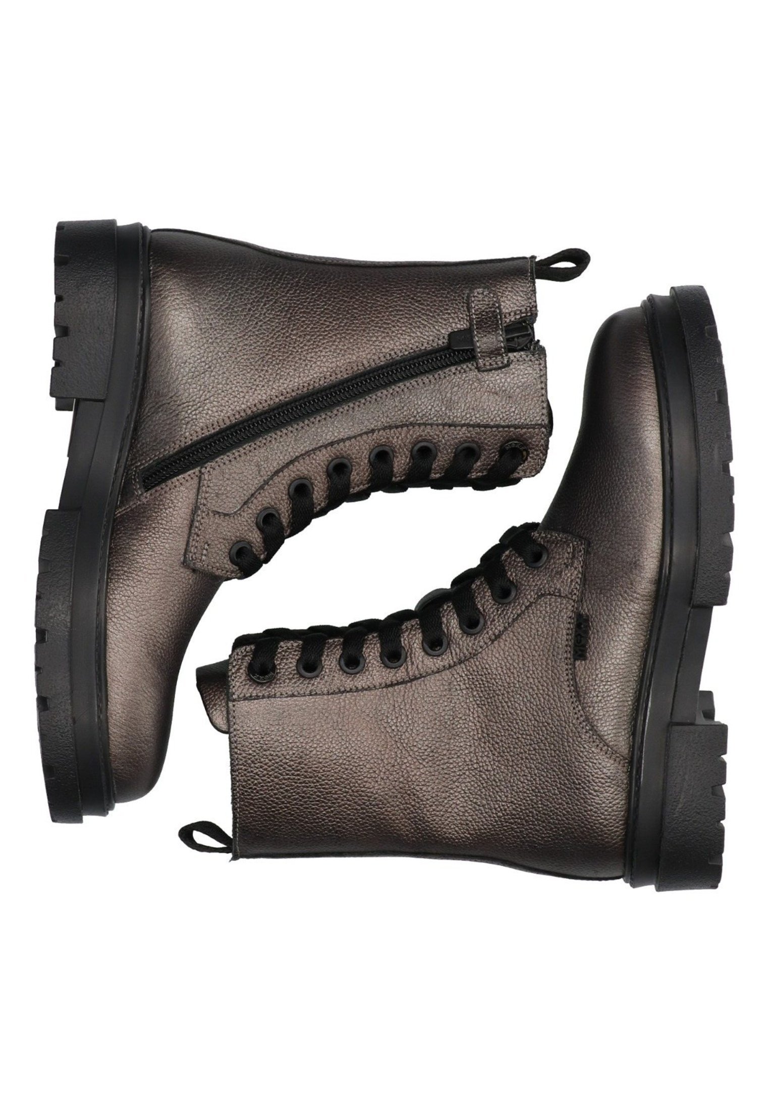 Stivaletti stringati Mexx - grigi