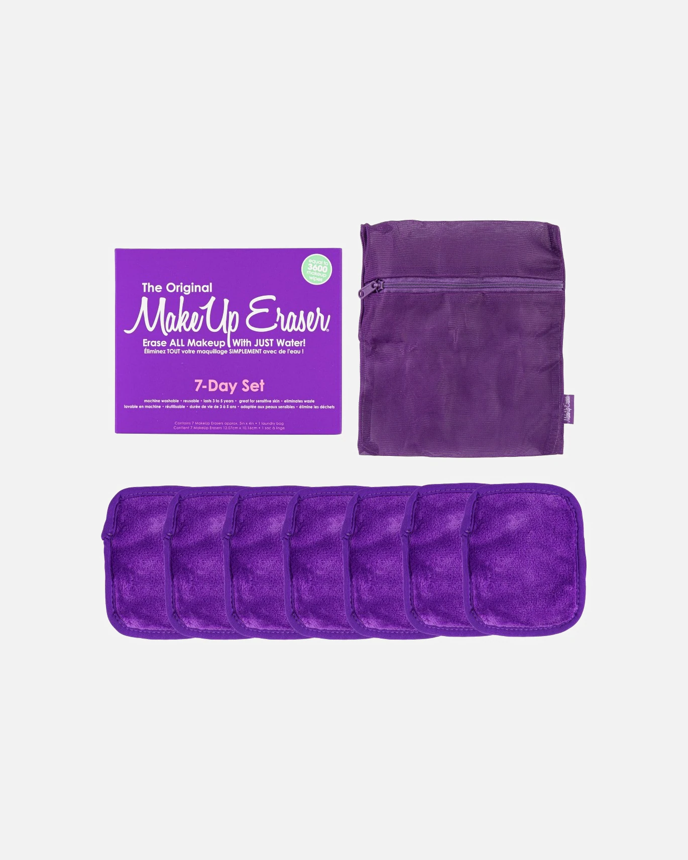 MakeUp Eraser Set de 7 jours Queen Purple