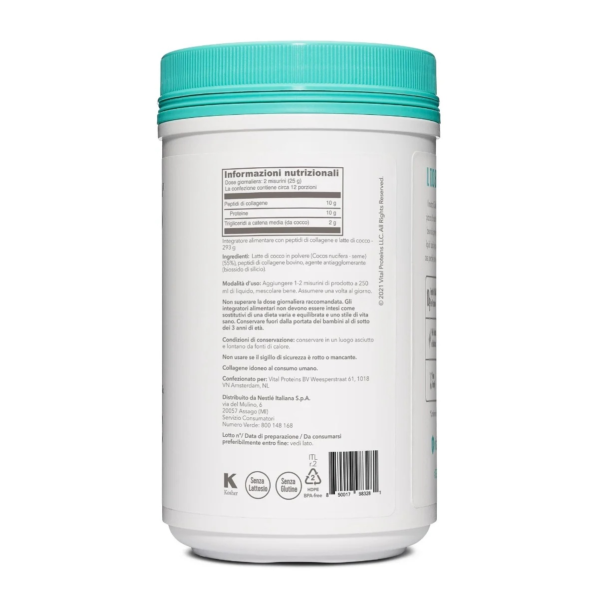 VITAL PROTEINS Vital Proteins Collageencrème 293 g Kokossmaak