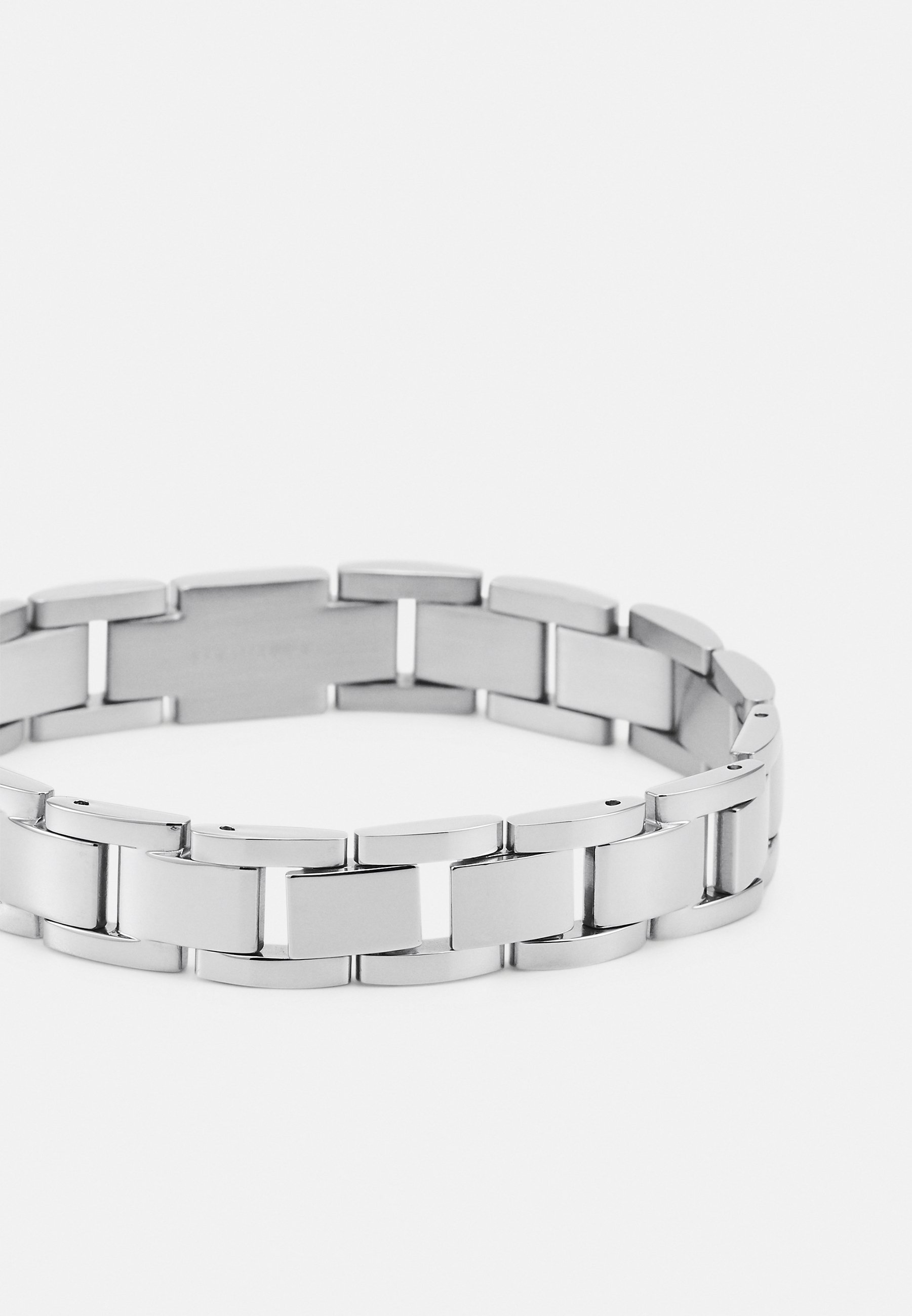 Guess FLAT CHAIN UNISEX - Bransoletka - kolor srebrny